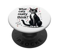 What Cats Really Think PopSockets Adhesive PopGrip
