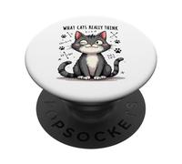 What Cats Really Think PopSockets Adhesive PopGrip