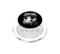 What Cats Really Think PopSockets PopGrip for MagSafe