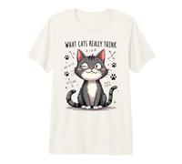 What Cats Really Think Premium T-Shirt