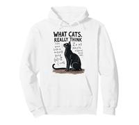 What Cats Really Think Pullover Hoodie