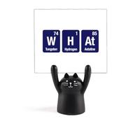 What Checal Element Science Memo Holder Cartoon Black Cat Stand Decoration