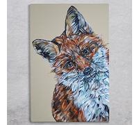 What Chicken Artwork by Sam Fenner on a Wall Hanging Ceramic Picture Tile