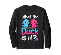 What Cute Duck is It Funny Baby Shower Gender Reveal Party Long Sleeve T-Shirt