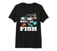 What da Fish Plastic in the sea Pollution Angler Premium T-Shirt