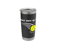 What Day is it? Funny Pickleball Player Stainless Steel Insulated Tumbler