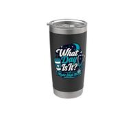 What Day is It Night Shift Nurse Funny Coffee Stainless Steel Insulated Tumbler