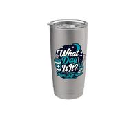 What Day is It Night Shift Nurse Funny Coffee Stainless Steel Insulated Tumbler