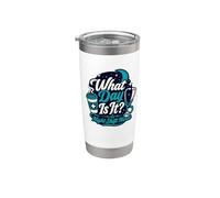 What Day is It Night Shift Nurse Funny Coffee Stainless Steel Insulated Tumbler