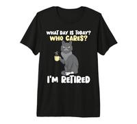What Day is Today Who Cares I'm Retired Premium T-Shirt