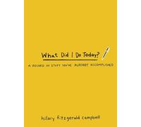 What Did I Do Today?: A Record of Stuff You've Already Accomplished