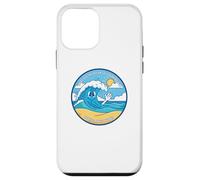 What Did the Ocean Say to Beach It Waves Funny Dad Joke Pun Case for iPhone 12 mini