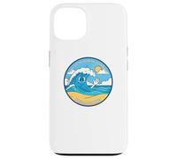 What Did the Ocean Say to Beach It Waves Funny Dad Joke Pun Case for iPhone 13