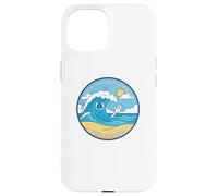 What Did the Ocean Say to Beach It Waves Funny Dad Joke Pun Case for iPhone 15