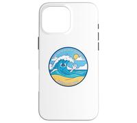 What Did the Ocean Say to Beach It Waves Funny Dad Joke Pun Case for iPhone 16 Pro Max