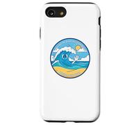 What Did the Ocean Say to Beach It Waves Funny Dad Joke Pun Case for iPhone SE (2020) / 7/8
