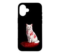 What Did You Do Cat | Dark Humor Cats Graphic Case for iPhone 16