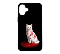 What Did You Do Cat | Dark Humor Cats Graphic Case for iPhone 16 Plus