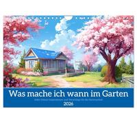 What do I do when in the garden UK-Version (Wall Calendar 2026 DIN A4 Landscape), CALVENDO 12 Month Wall Calendar