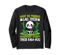 What Do Pandas Call Their Significant Other? Their Bam-BOU Long Sleeve T-Shirt