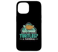 What do you call a lesson on turtles A turtorial Sea Turtle Case for iPhone 15