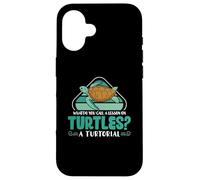 What do you call a lesson on turtles A turtorial Sea Turtle Case for iPhone 16