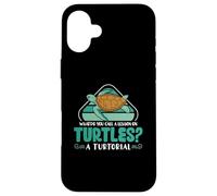 What do you call a lesson on turtles A turtorial Sea Turtle Case for iPhone 16 Plus