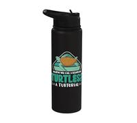 What do You Call a Lesson on Turtles A turtorial Sea Turtle Stainless Steel Insulated Water Bottle