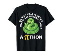 What Do You Call A Snake 3.14 Meters Long A Python Pun T-Shirt