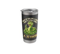 What Do You Call A Snake 3.14m Pi Day Math Pithon Stainless Steel Insulated Tumbler
