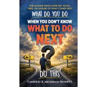 What do you do when you don't know what to do next do this: For anyone who's ever felt stuck, tired, or unsure of what comes next