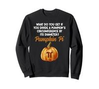 What Do You Get If You Divide A Pumpkin Pi Funny Halloween Sweatshirt