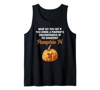 What Do You Get If You Divide A Pumpkin Pi Funny Halloween Tank Top