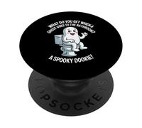 What Do You Get When A Ghost Goes to The Bathroom PopSockets Adhesive PopGrip