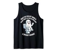 What Do You Get When A Ghost Goes to The Bathroom Tank Top