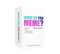 WHAT DO YOU MEME? Core Game (New UK Edition) Now Including GIF's by Relatable, The Essential Adult Party Game for Meme Lovers Now with Refreshed Content, Great for Adult Games for Game Night, 17+
