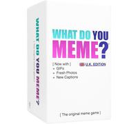 WHAT DO YOU MEME? Core Game (New UK Edition) Now Including GIF's by Relatable, The Essential Adult Party Game for Meme Lovers Now with Refreshed Content, Great for Adult Games for Game Night, 17+