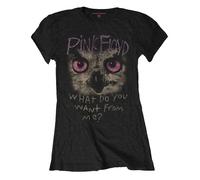 What Do You Want From Me? Owl T-Shirt Pink Floyd Black L