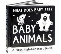 What Does Baby See? - Baby Animals (A High Contrast Board Book, Padded)