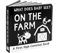 What Does Baby See? On the Farm (High Contrast Board Book) (First High-Contrast Books; Peter Pauper Primer)
