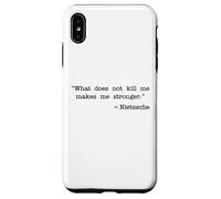 WHAT DOES NOT KILL ME MAKES ME STRONGER NIETZSCHE Case for iPhone XS Max