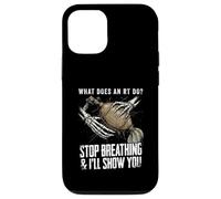 What Does RT Do Stop Breathing Funny Respiratory Therapist Case for iPhone 12/12 Pro