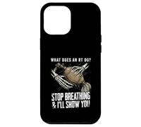 What Does RT Do Stop Breathing Funny Respiratory Therapist Case for iPhone 12 Pro Max