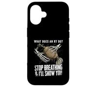 What Does RT Do Stop Breathing Funny Respiratory Therapist Case for iPhone 16