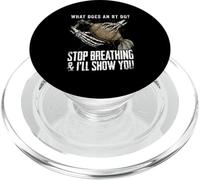 What Does RT Do Stop Breathing Funny Respiratory Therapist PopSockets PopGrip for MagSafe