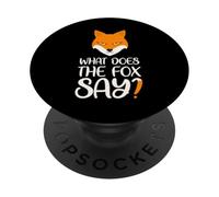 What Does The Fox Say Design PopSockets Adhesive PopGrip