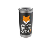 What Does The Fox Say Design Stainless Steel Insulated Tumbler