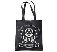 What Doesn't Kill You Gives You XP - Tote Shopping Bag - One size black