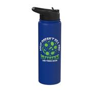 What Doesn't Kill You Mutates and Tries Again Funny Biology Stainless Steel Insulated Water Bottle