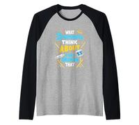 What Drummers Think About Can I Drum On That Funny Drummer Raglan Baseball Tee